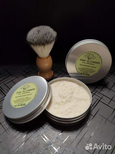 Бритвенное мыло с помазком