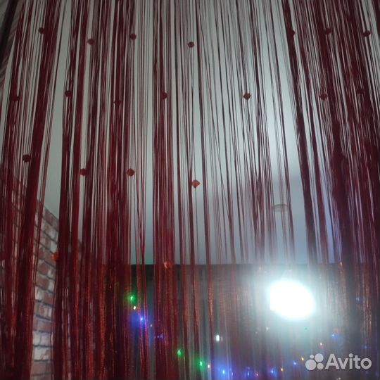 Шторы из нитей