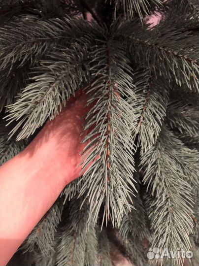 Ёлка иск литая голубая 180см Dyliuk&C Миранда Blue