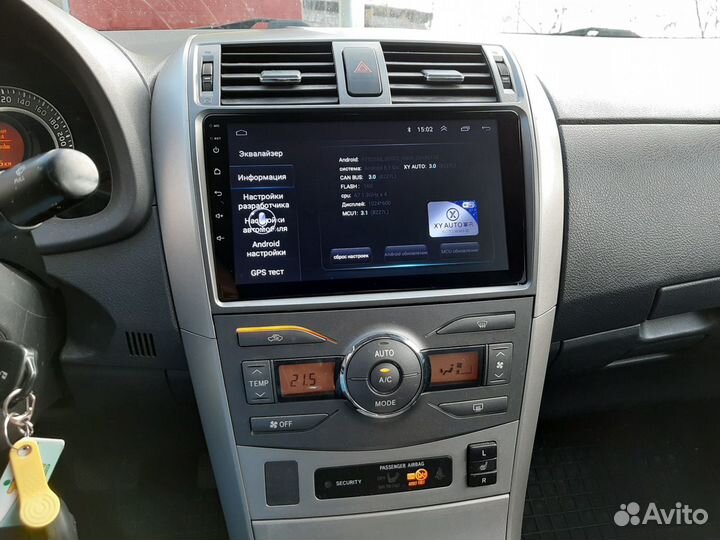 Android магнитола Toyota Corolla 150, есть Teyes