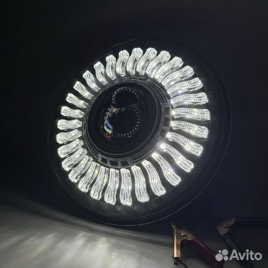 Bi LED Фары Нива, УАЗ - Premium, с приветствием