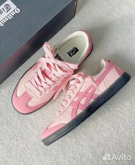 Asics Onitsuka Tiger Tokuten pink кеды розовые