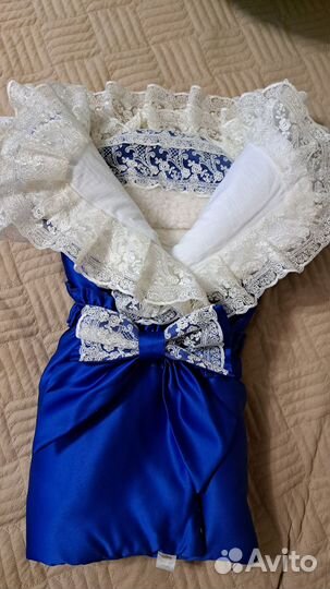 Конверт на выписку для мальчика зимний