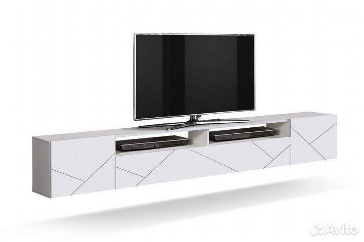 Тумба подвесная мдф с фрезировкой