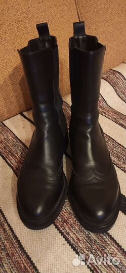 Полусапожки Челси натуральная кожа