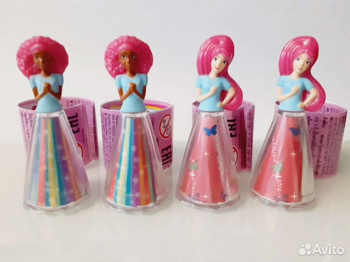 Игрушки из киндера принцессы, барби, девочки