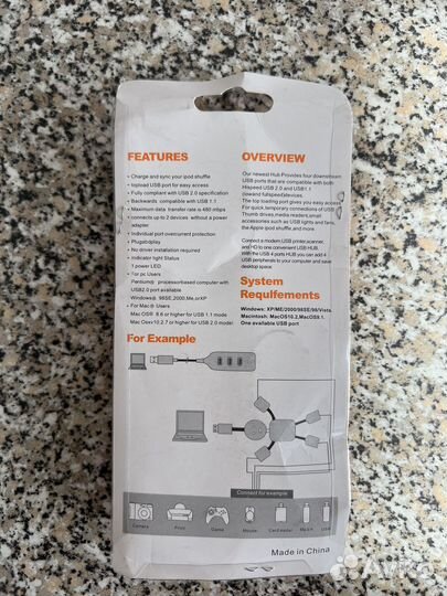 USB 2.0 Hub на 4 порта