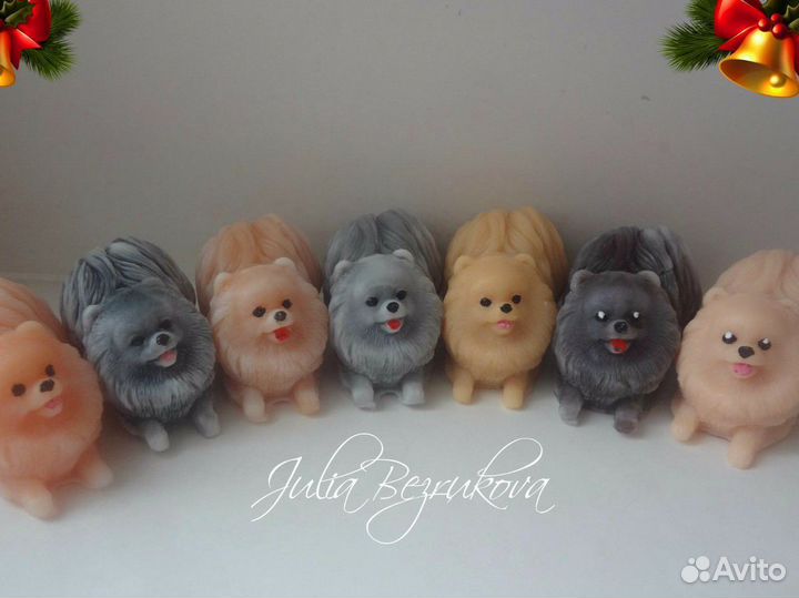 Мыло ручной работы собачки