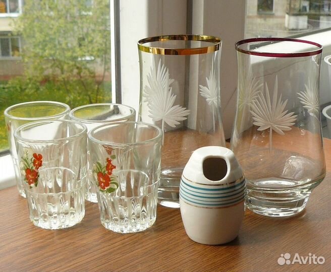 Посуда ретро СССР и Богемия