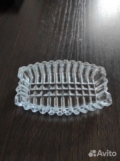 Пепельница хрусталь