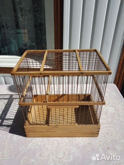 Клетка для птички дерево