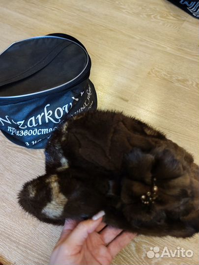 Шапка норковая женская