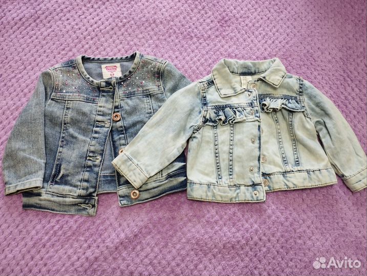 Детские вещи пакетом на девочку 68 74