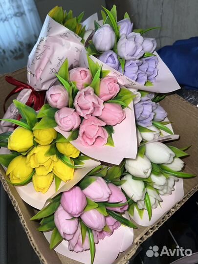 Букеты из мыла ручной работы