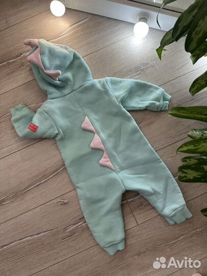 Детский комбинезон на флисе (дракончик)