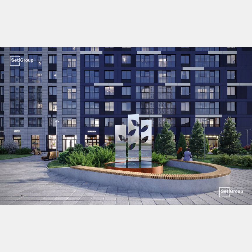 Квартира-студия, 21,4 м², 12/12 эт.