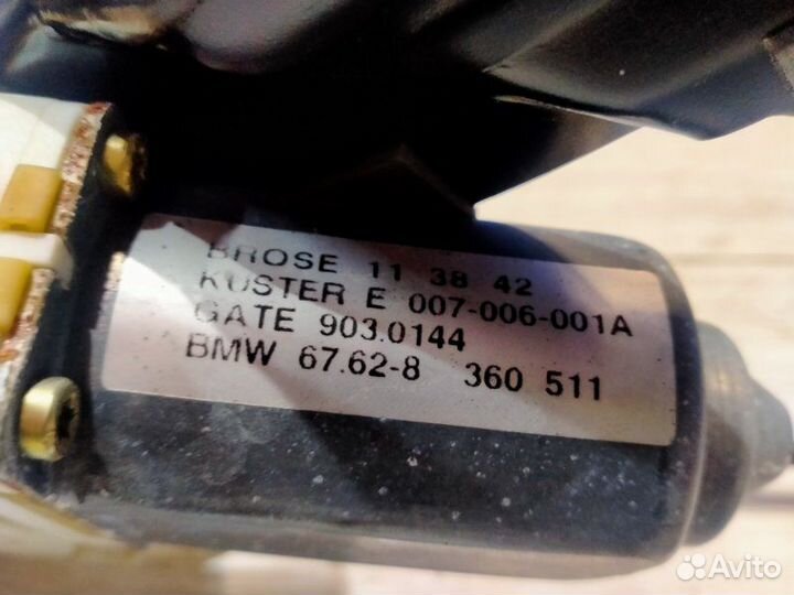 Стеклоподъемник задний правый Bmw 523I Левый Руль