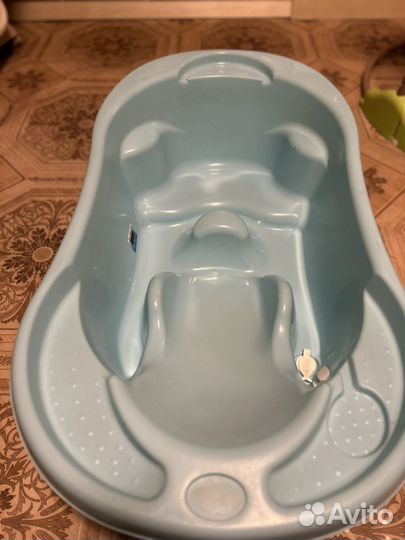 Ванночка для купания с горкой