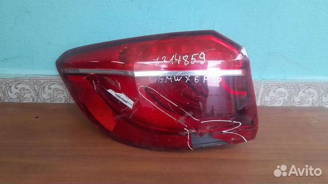 BMW X6 F16 фонарь задний левый