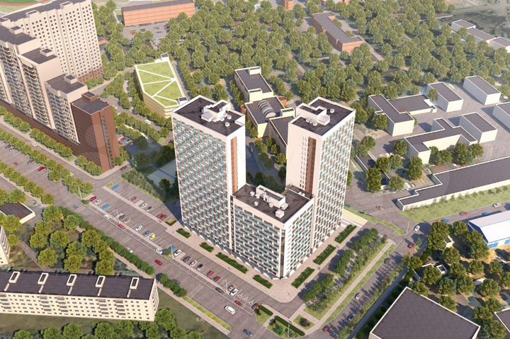 1-к. квартира, 36,1 м², 19/25 эт.