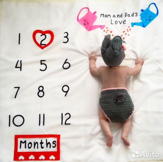 Комплект зайчик для фотосессии