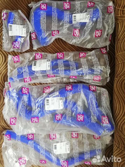 Патрубки комплект 8шт., силикон