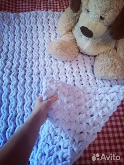 Плюшевый плед - одеяло для самых маленьких