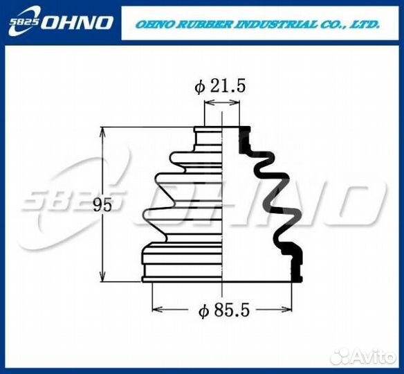 Пыльник привода FB-2167