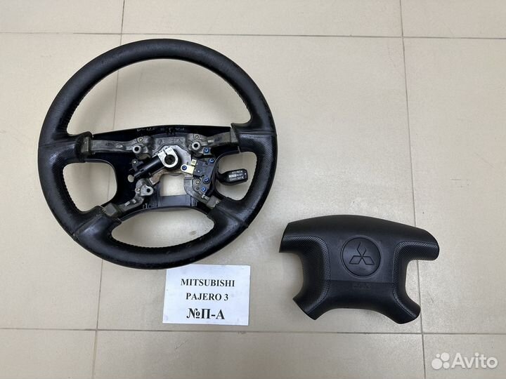 Руль с подушкой безопасности Mitsubishi Pajero 3