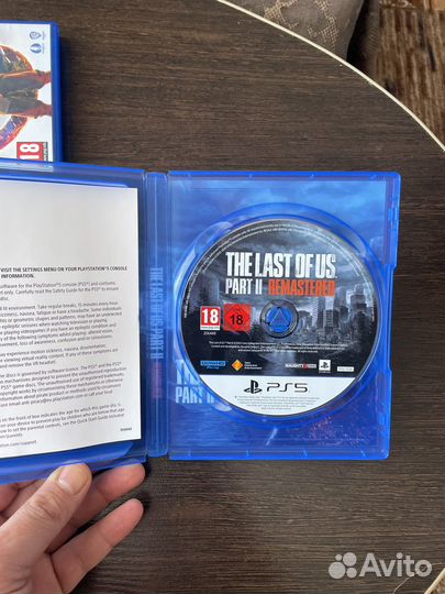 The last of us part 2 remastered ps5 диск
