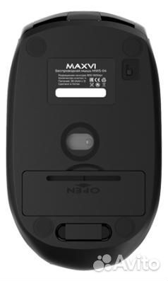 Беспроводная мышь Maxvi MWS-04 black