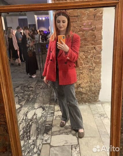 Пиджак твидовый