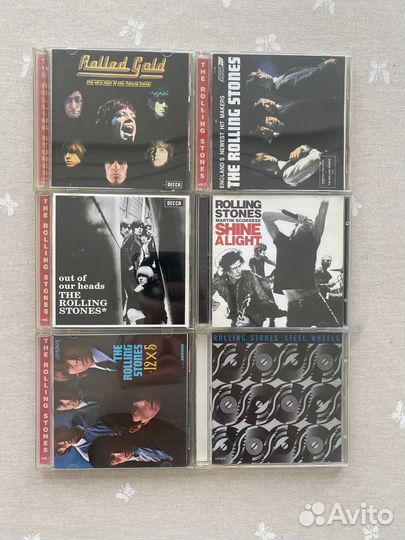 Cd диски Rolling Stones, Beatles, Hard Rock