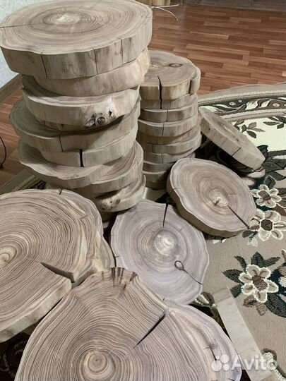 Торцевые спилы кавказского карагача