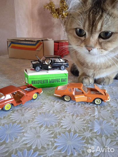 Коллекционные машинки времен СССР новые