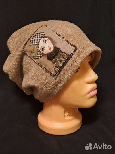 Шапка бини женская