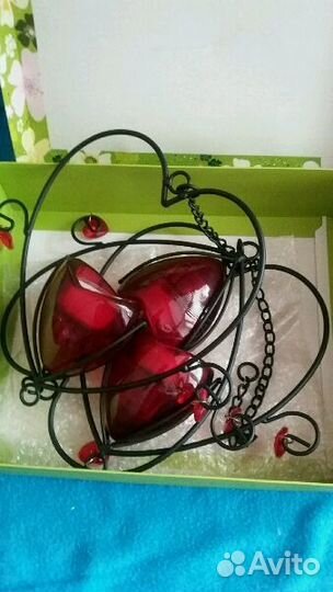 Подарок Подсвешник стекло