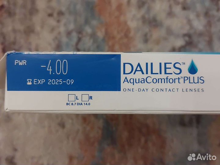 Линзы контактные