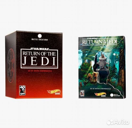 Hot Wheels At-St with Chewbacca