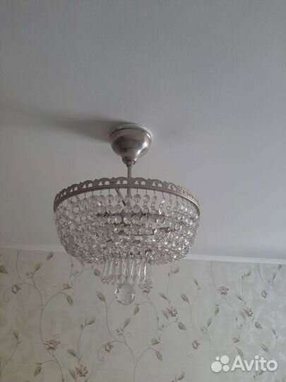 Люстра хрустальная чехия