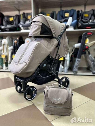 Прогулочная коляска новая Baballo 23г, коричневый