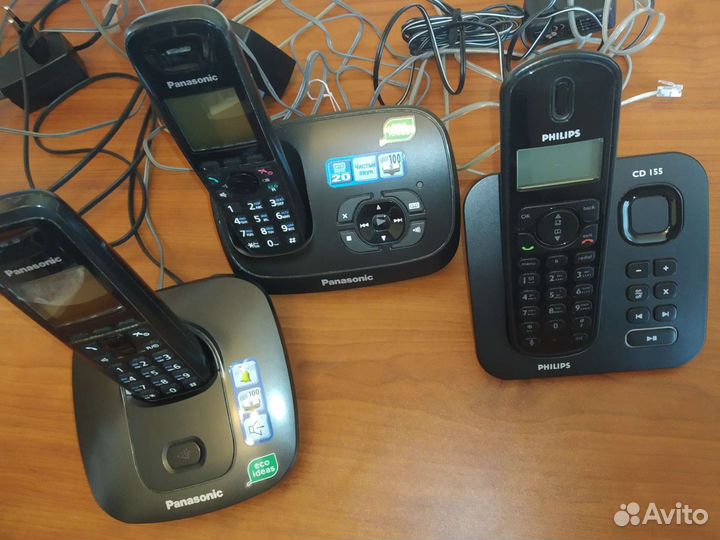Телефоны Panasonic и Philips бу