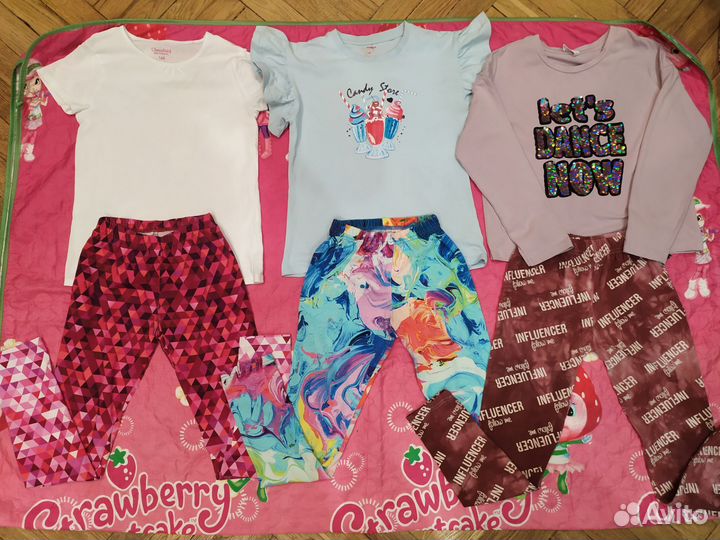 Одежда для девочки 146 152 пакетом