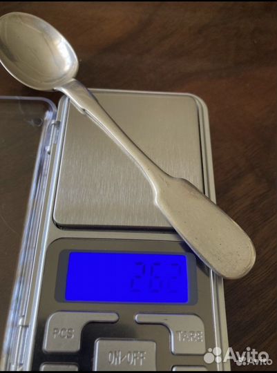 Ложки винтаж серебро 84 проба 1874 год 6 шт