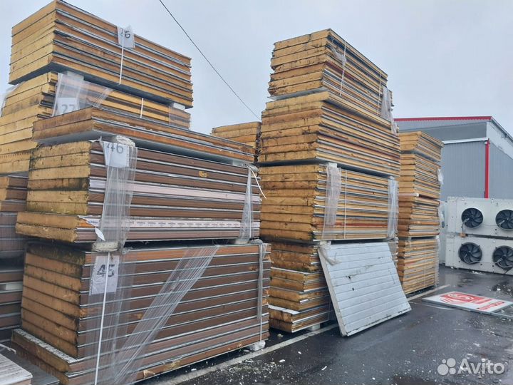 Сэндвич панели бу 30000 м2 в наличии