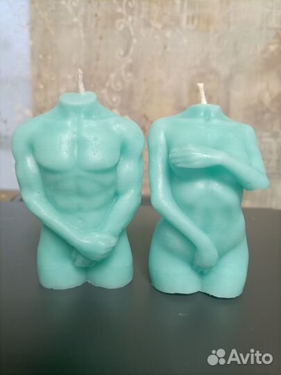 Свечи ручной работы парафиновые аромат-бюст