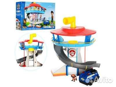 Офис спасателей/ база щенячий патруль + машинка