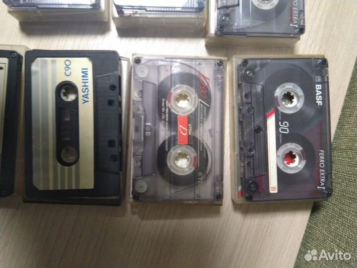 Аудиокассеты с записью tdk basf sunny