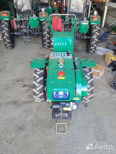 Мотоблок 15 л.с. с почвофрезой и сиденьем