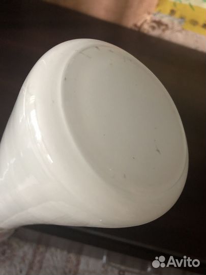 Ваза молочное стекло СССР